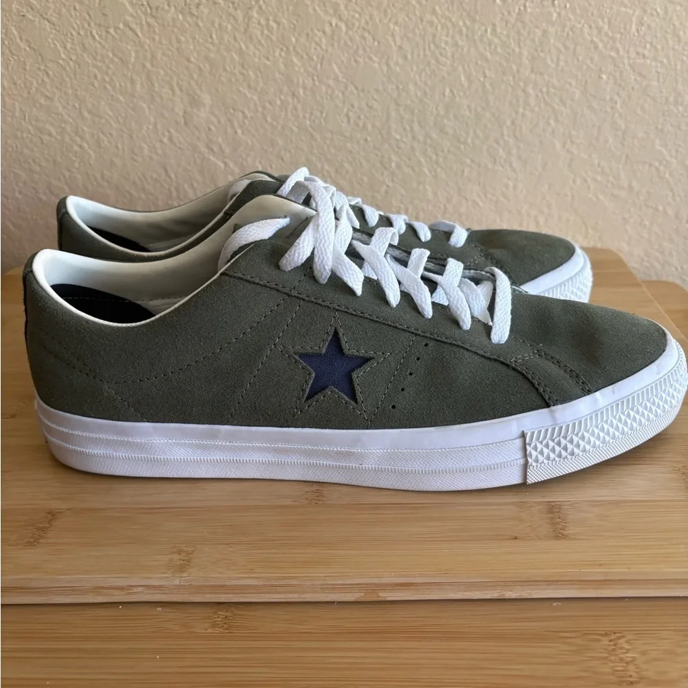 New Converse One Star Pro x Turnstile Collab Sneakers Suede Green M10.5/W12 - Picture 4 of 8